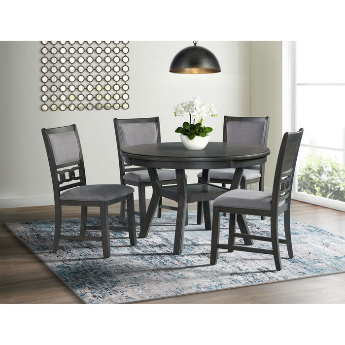 Amherst 5PC Dining Set in Grey-Table & Four Chairs