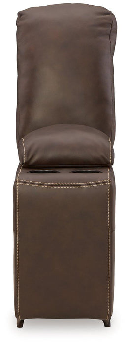 Dunleith Power Reclining Loveseat with Console - Venta Furnishings (San Antonio,TX)