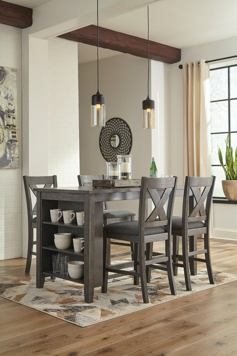 Caitbrook Counter Height Upholstered Bar Stool - Venta Furnishings (San Antonio,TX)