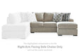 Calnita Sectional with Chaise - Venta Furnishings (San Antonio,TX)