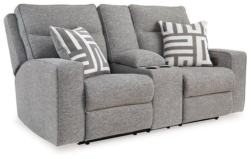 Biscoe Power Reclining Loveseat - Venta Furnishings (San Antonio,TX)
