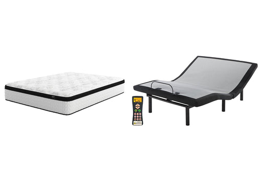 Chime 12 Inch California King Hybrid Mattress Package - Venta Furnishings (San Antonio,TX)