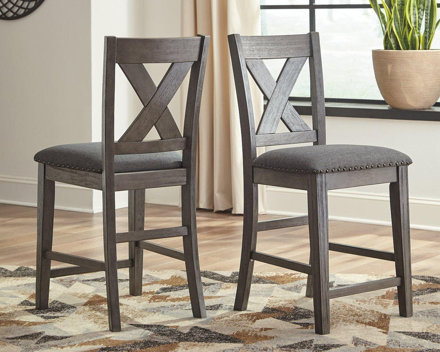 Caitbrook Counter Height Upholstered Bar Stool - Venta Furnishings (San Antonio,TX)