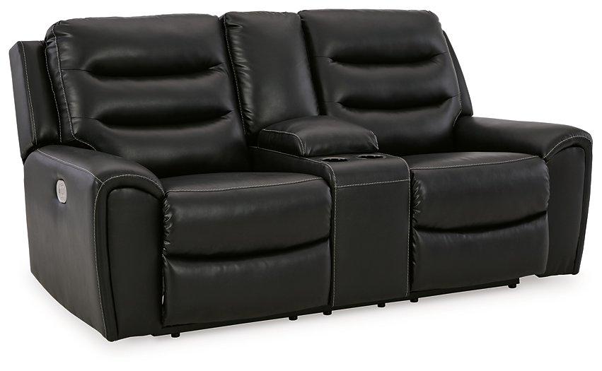 Warlin Power Reclining Loveseat with Console