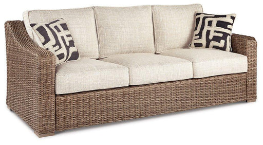 Beachcroft Outdoor Sofa with Cushion - Venta Furnishings (San Antonio,TX)