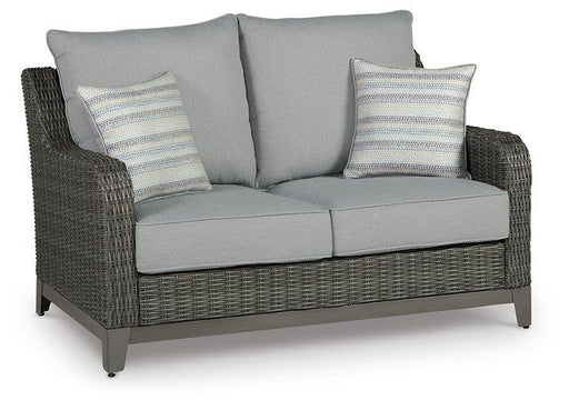Elite Park Outdoor Loveseat with Cushion - Venta Furnishings (San Antonio,TX)