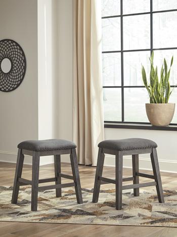 Caitbrook Counter Height Upholstered Bar Stool - Venta Furnishings (San Antonio,TX)