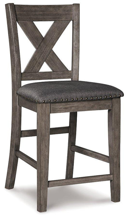 Caitbrook Counter Height Upholstered Bar Stool - Venta Furnishings (San Antonio,TX)
