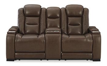 The Man-Den Power Reclining Loveseat with Console