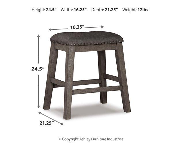 Caitbrook Counter Height Upholstered Bar Stool - Venta Furnishings (San Antonio,TX)
