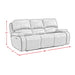 Atlantis 3PC Living Room Set in Heritage Brown-Sofa, Loveseat & Recliner - Venta Furnishings (San Antonio,TX)