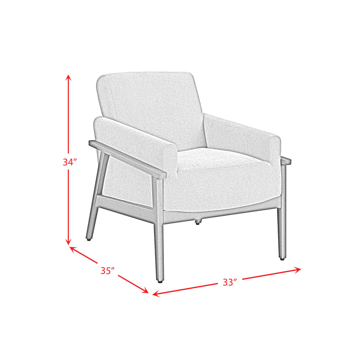 Ava Chair in Langley Cocoa - Venta Furnishings (San Antonio,TX)