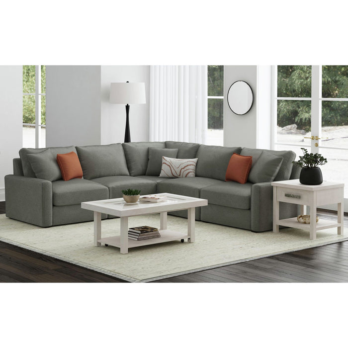 Avalanche Coffee Table in Antique White - Venta Furnishings (San Antonio,TX)