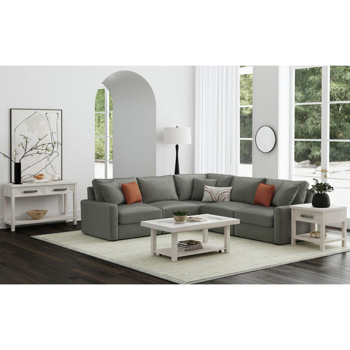 Avalanche 3PC Occasional Table Set in Antique White-Coffee Table, End Table & Sofa Table - Venta Furnishings (San Antonio,TX)