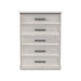Avalanche 5-Drawer Chest in Antique White - Venta Furnishings (San Antonio,TX)