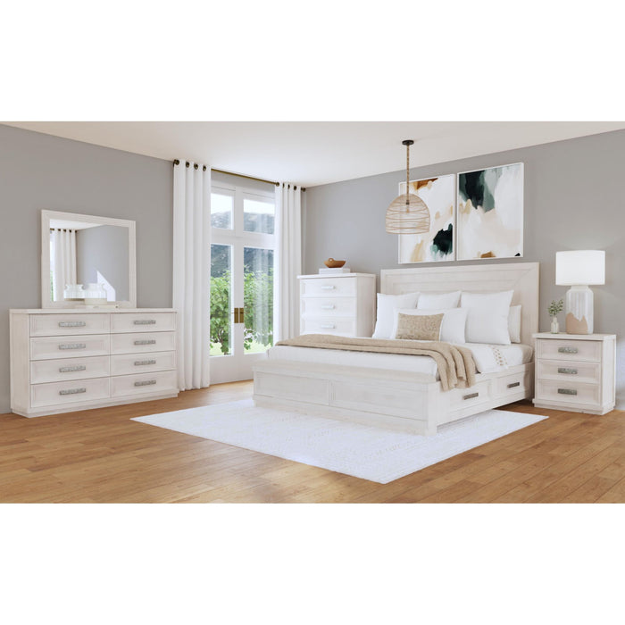 Avalanche 5-Drawer Chest in Antique White - Venta Furnishings (San Antonio,TX)