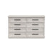 Avalanche 8-Drawer Dresser in Antique White - Venta Furnishings (San Antonio,TX)