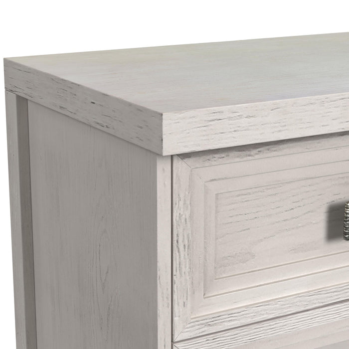 Avalanche 5-Drawer Chest in Antique White - Venta Furnishings (San Antonio,TX)