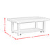 Avalanche 3PC Occasional Table Set in Antique White-Coffee Table, End Table & Sofa Table - Venta Furnishings (San Antonio,TX)