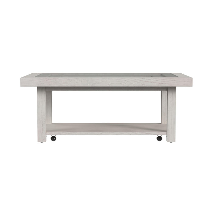 Avalanche Coffee Table in Antique White - Venta Furnishings (San Antonio,TX)