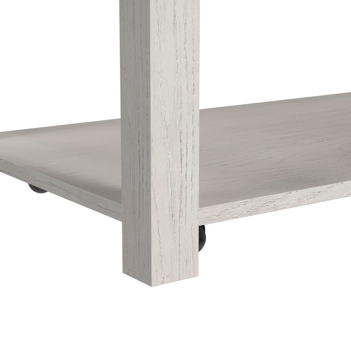 Avalanche 3PC Occasional Table Set in Antique White-Coffee Table, End Table & Sofa Table - Venta Furnishings (San Antonio,TX)