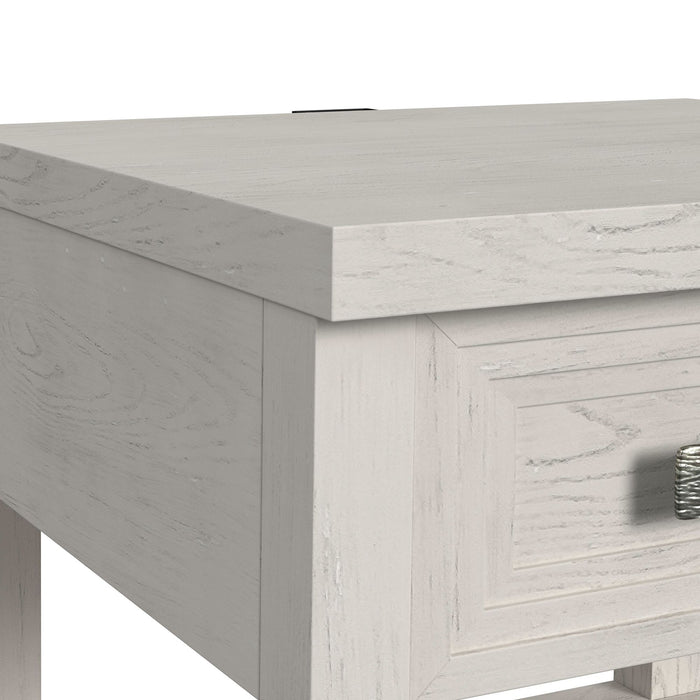 Avalanche 3PC Occasional Table Set in Antique White-Coffee Table, End Table & Sofa Table - Venta Furnishings (San Antonio,TX)