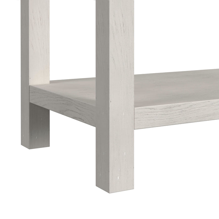 Avalanche 3PC Occasional Table Set in Antique White-Coffee Table, End Table & Sofa Table - Venta Furnishings (San Antonio,TX)