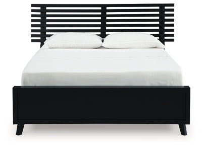 Danziar Queen Slat Bed - Venta Furnishings (San Antonio,TX)