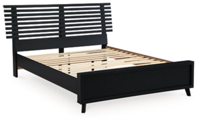 Danziar Queen Slat Bed - Venta Furnishings (San Antonio,TX)