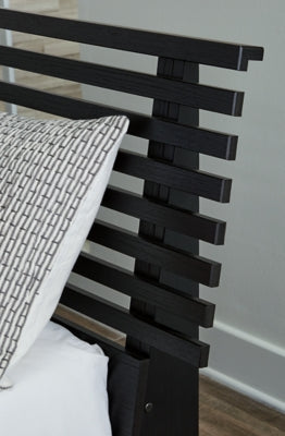 Danziar Queen Slat Bed - Venta Furnishings (San Antonio,TX)