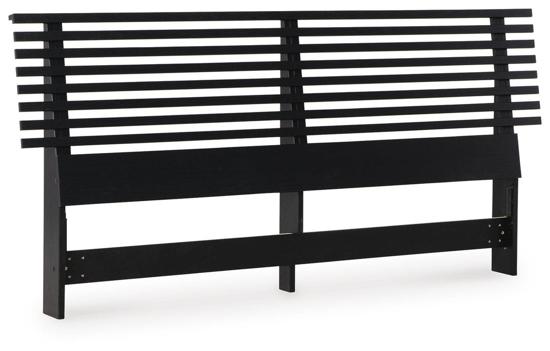 Danziar Queen Slat Bed - Venta Furnishings (San Antonio,TX)