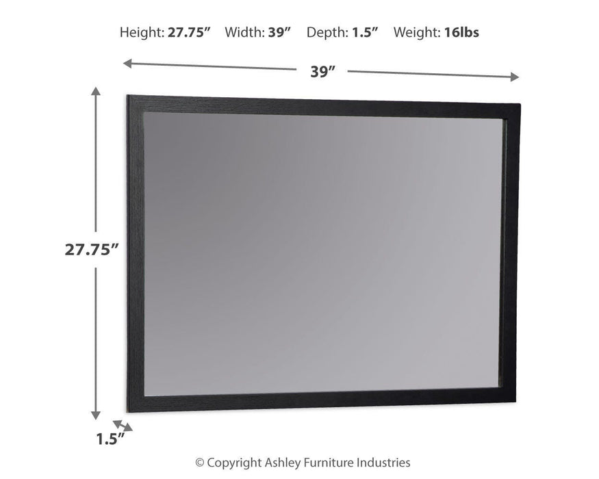 Danziar Bedroom Mirror - Venta Furnishings (San Antonio,TX)