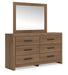 Broachmyn Dresser and Mirror - Venta Furnishings (San Antonio,TX)