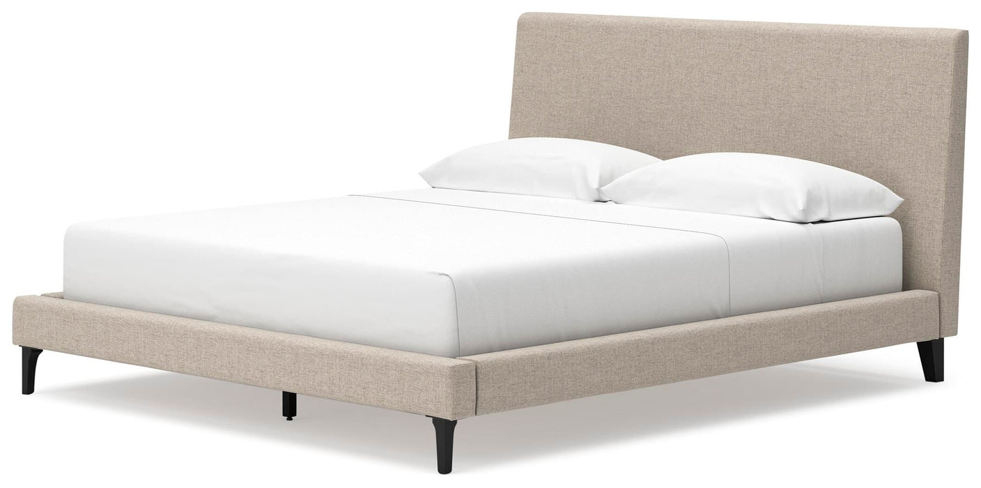 Cielden Upholstered Bed with Roll Slats - Venta Furnishings (San Antonio,TX)