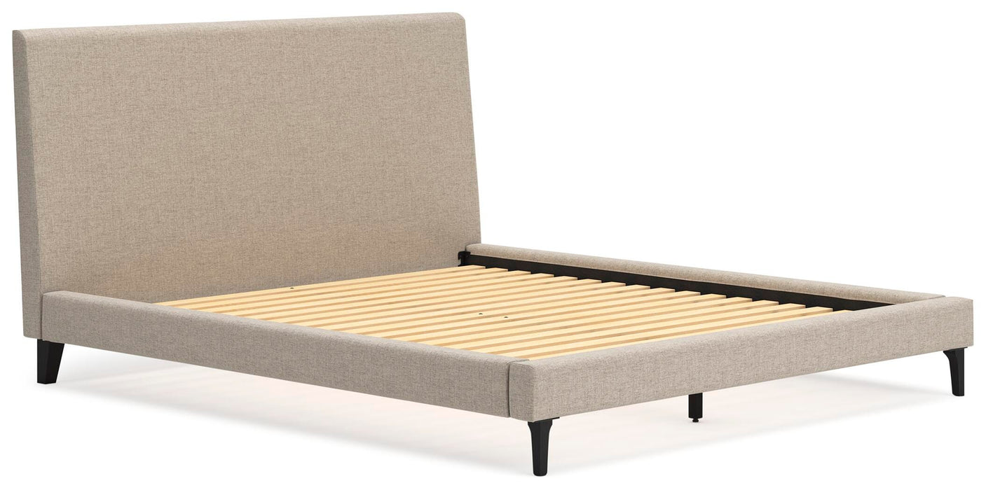 Cielden Upholstered Bed with Roll Slats - Venta Furnishings (San Antonio,TX)