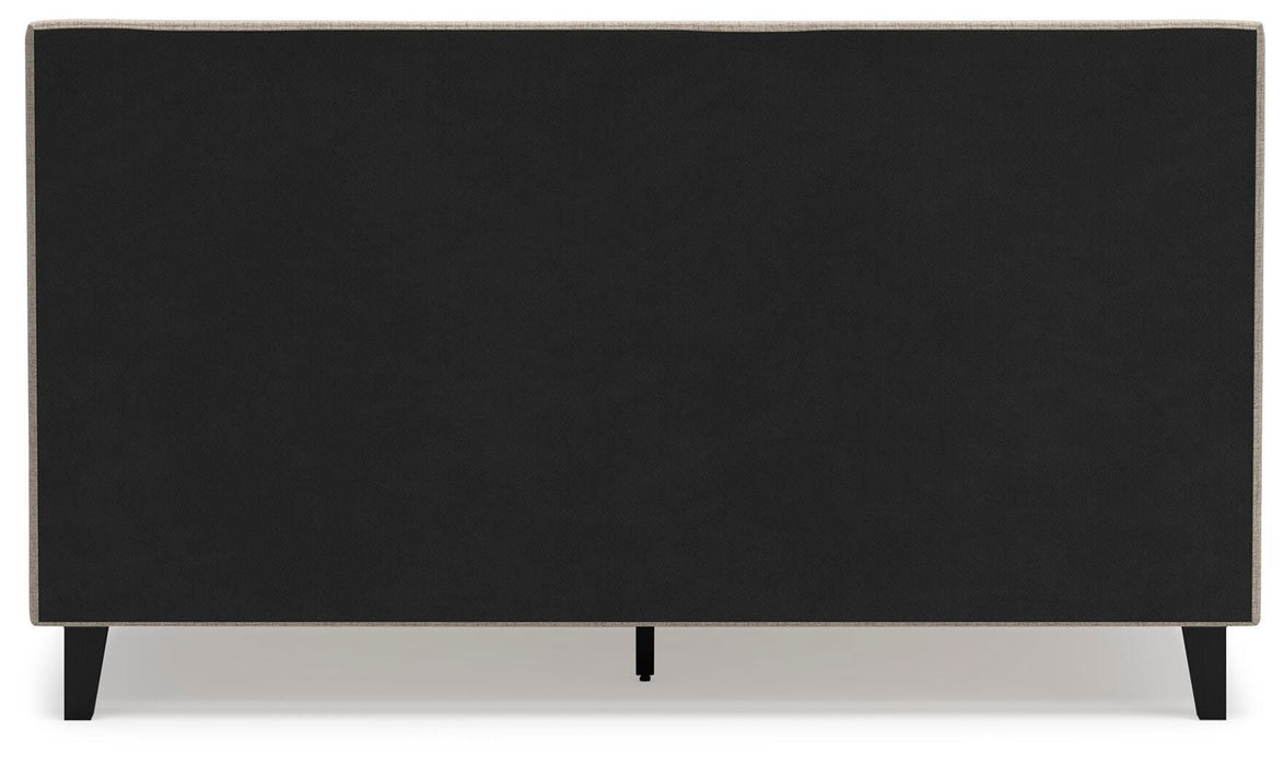 Cielden Upholstered Bed with Roll Slats - Venta Furnishings (San Antonio,TX)