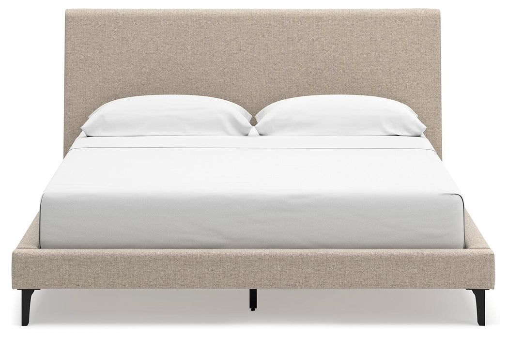 Cielden Upholstered Bed with Roll Slats - Venta Furnishings (San Antonio,TX)