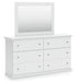 Bostwick Shoals Dresser and Mirror - Venta Furnishings (San Antonio,TX)