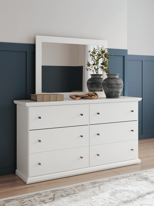 Bostwick Shoals Dresser and Mirror - Venta Furnishings (San Antonio,TX)