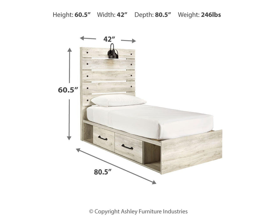 Cambeck Bed with 4 Storage Drawers - Venta Furnishings (San Antonio,TX)