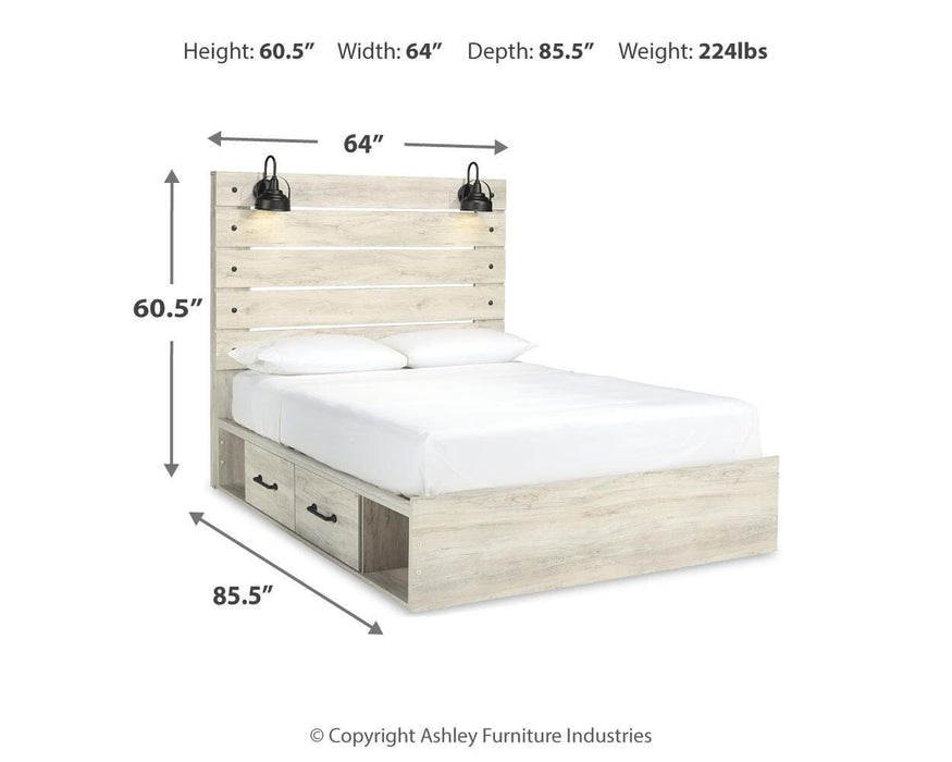 Cambeck Bed with 2 Storage Drawers - Venta Furnishings (San Antonio,TX)