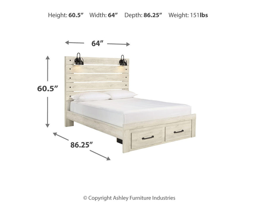 Cambeck Bed with 2 Storage Drawers - Venta Furnishings (San Antonio,TX)