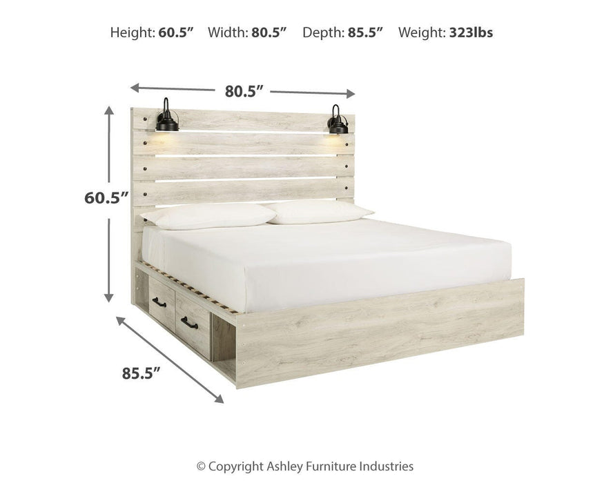 Cambeck Bed with 4 Storage Drawers - Venta Furnishings (San Antonio,TX)