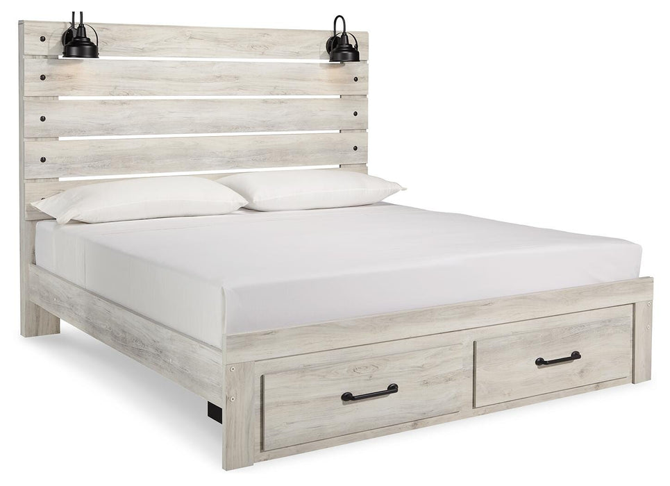 Cambeck Bed with 2 Storage Drawers - Venta Furnishings (San Antonio,TX)