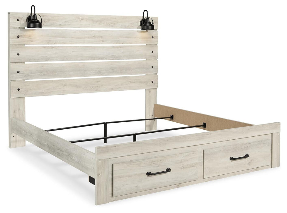 Cambeck Bed with 2 Storage Drawers - Venta Furnishings (San Antonio,TX)