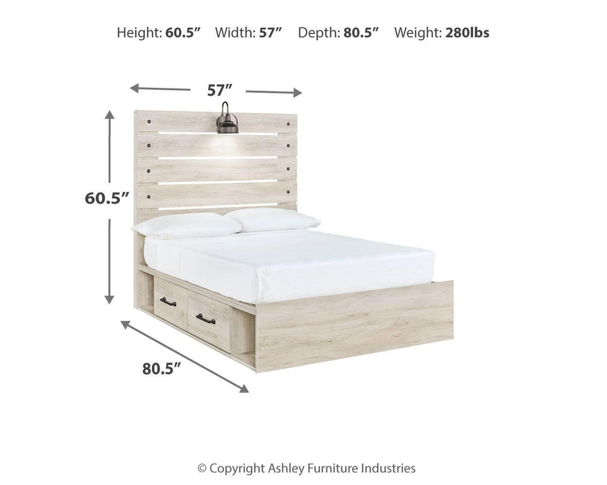 Cambeck Bed with 4 Storage Drawers - Venta Furnishings (San Antonio,TX)
