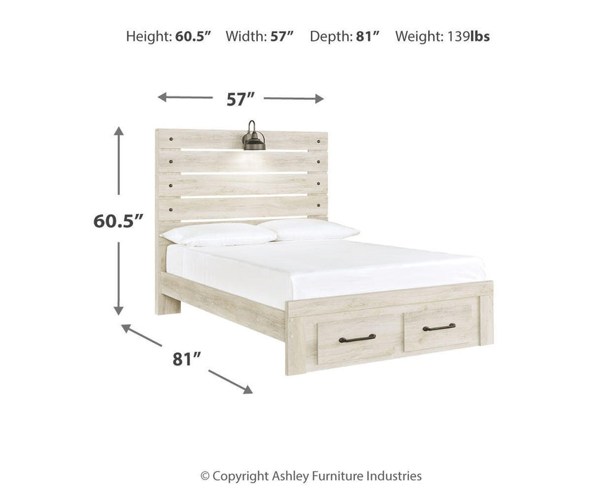 Cambeck Bed with 2 Storage Drawers - Venta Furnishings (San Antonio,TX)