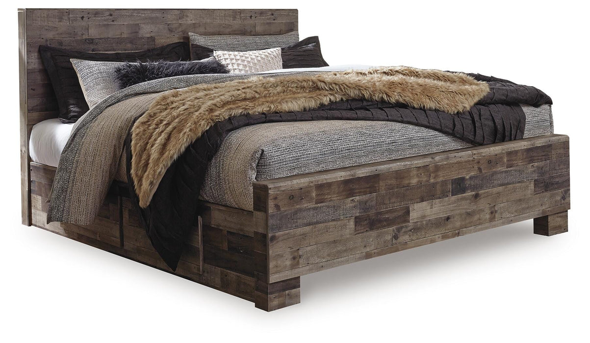 Derekson Bed with 2 Side Storage - Venta Furnishings (San Antonio,TX)