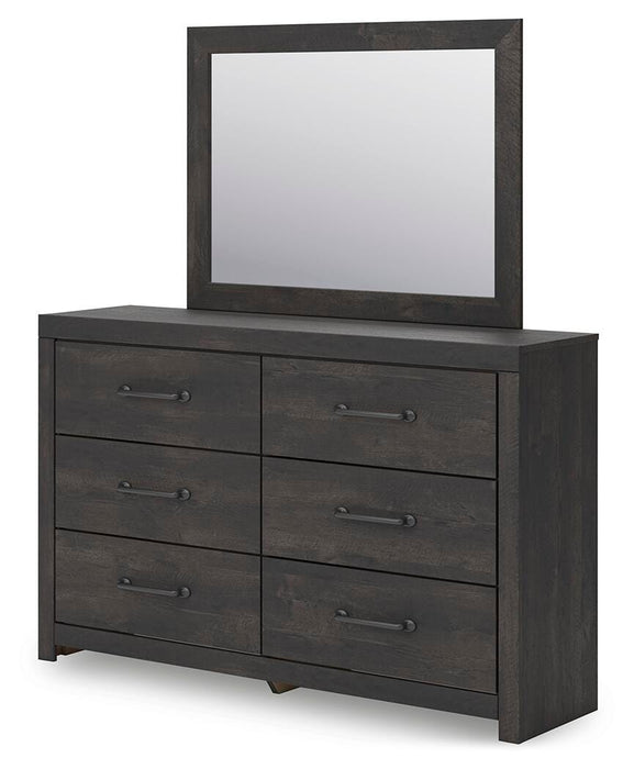 Hollivern Dresser and Mirror - Venta Furnishings (San Antonio,TX)