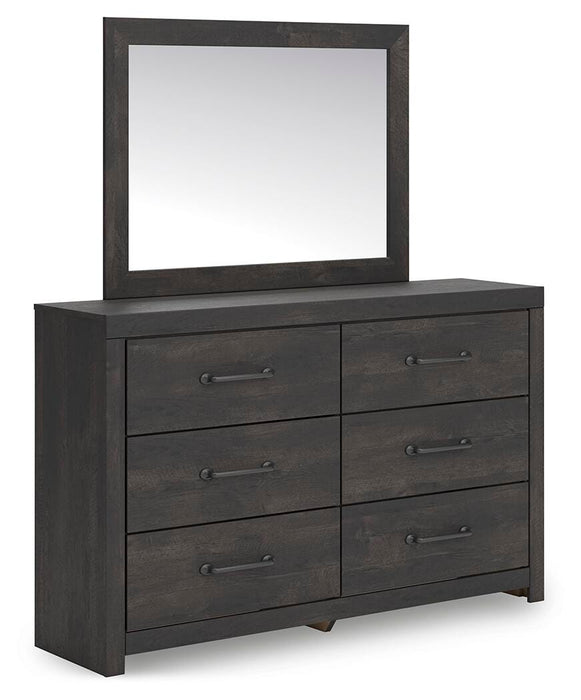 Hollivern Dresser and Mirror - Venta Furnishings (San Antonio,TX)